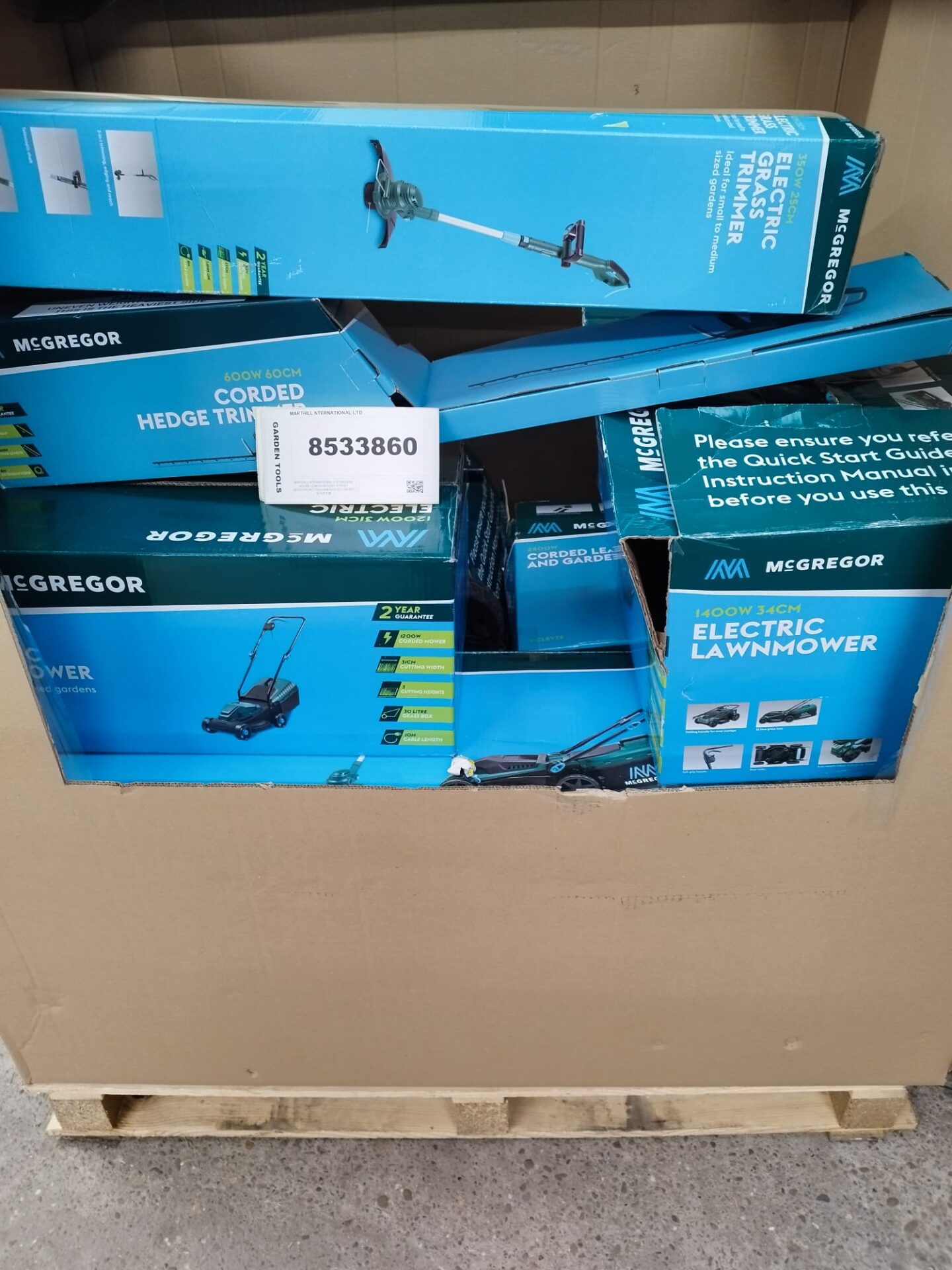 EX CAT HIGH ST GARDEN TOOLS RETURNS PALLET 8533860