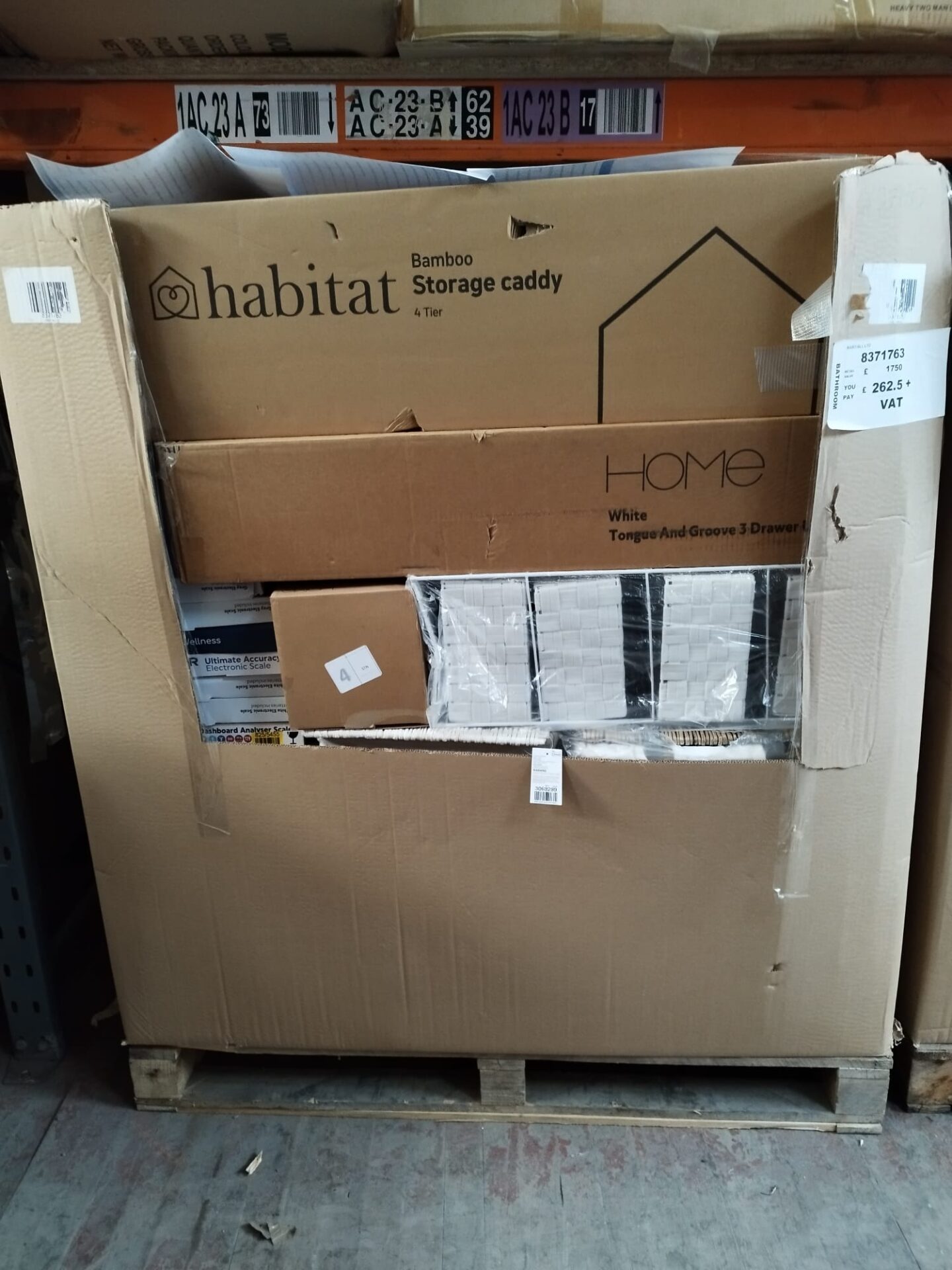 EX CAT HIGH ST BATHROOM RETURNS PALLET 8371763