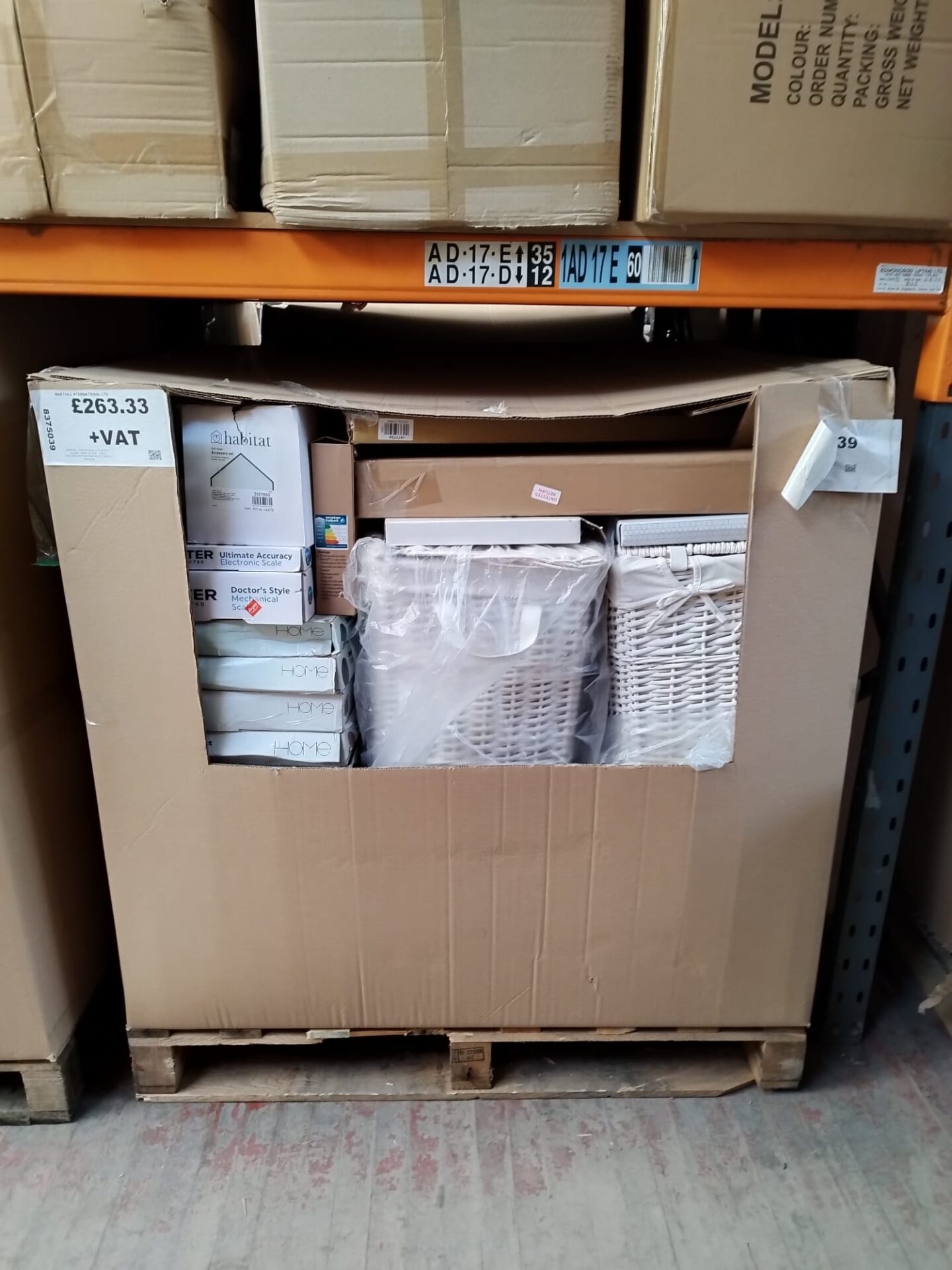 EX CAT HIGH ST BATHROOM RETURNS PALLET 8375039