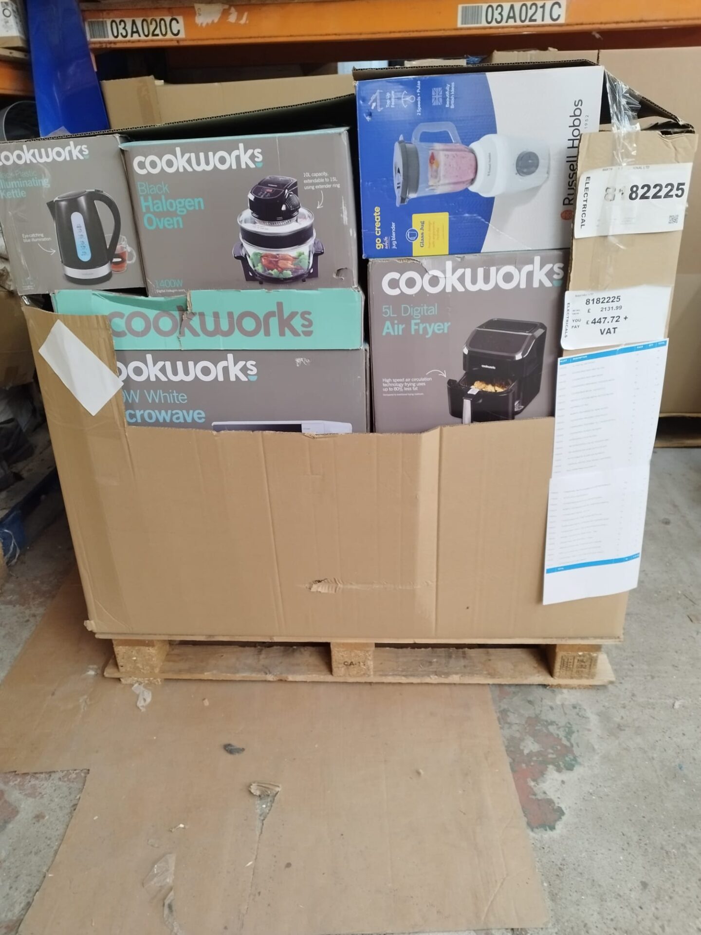 EX CAT HIGH ST ELECTRICALS RETURNS PALLET 8182225